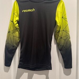 Youth Reusch Black and Yellow Long Sleeve Shirt